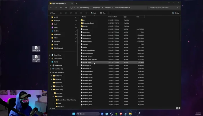 Pega los dos archivos del emulador en la carpeta del juego, reemplazando los existentes (usualmente en la carpeta 'bin' o 'bin/Win64').