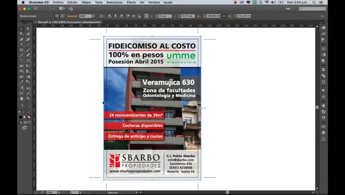 Dejar un margen de seguridad interno de 3 milímetros entre el borde y los textos.