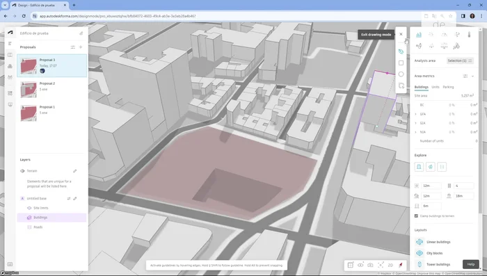Revisar las propuestas generadas: La plataforma mostrará varias propuestas iniciales. Se pueden ver más propuestas usando los botones de paginación.
