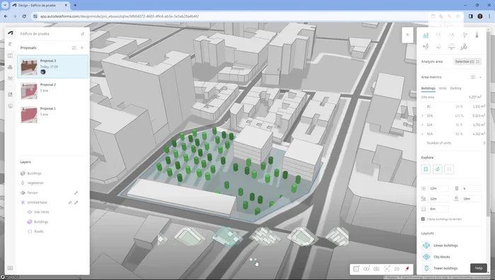 Revisar las propuestas generadas: La plataforma mostrará varias propuestas iniciales. Se pueden ver más propuestas usando los botones de paginación.