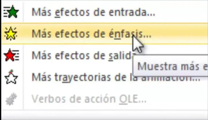 Seleccionar una tercera imagen y añadir una animación de salida (ej: desvanecer).