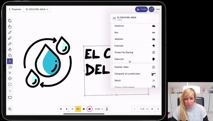 Deslizar hacia abajo para encontrar la opción 'Enviar a Passel'.