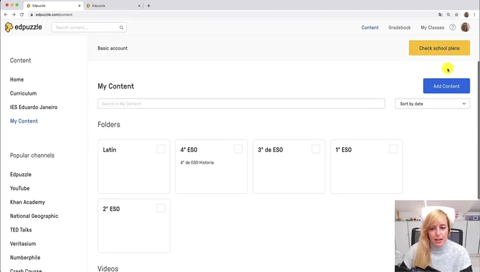 Seleccionar el vídeo descargado y subirlo a Passel.