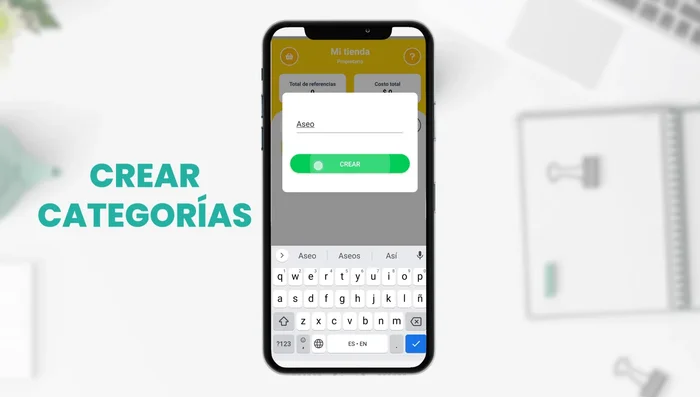 Gestionar el inventario creando categorías y productos, incluyendo valor de venta, compra, cantidad disponible y descripción. Agregar imágenes (opcional).