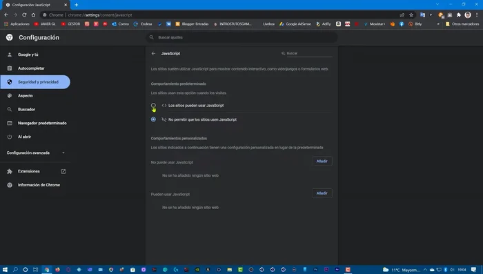 Cerrar y volver a abrir Google Chrome.