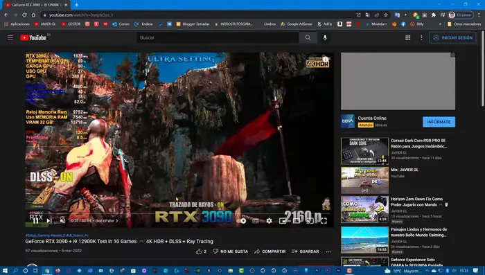 Aceptar nuevamente los permisos de cookies de YouTube.