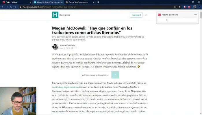 Añade etiquetas directamente desde la extensión para una organización más eficiente.