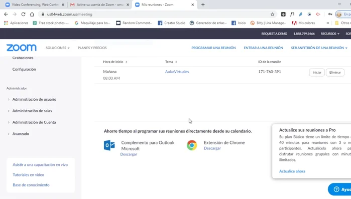 Ingresar a la reunión como anfitrión.