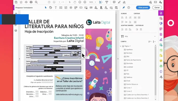 Duplicar campos existentes para ahorrar tiempo.