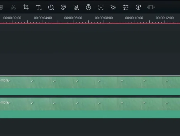 Mueve el clip inferior hasta encontrar una zona que unifique las formas y texturas.
