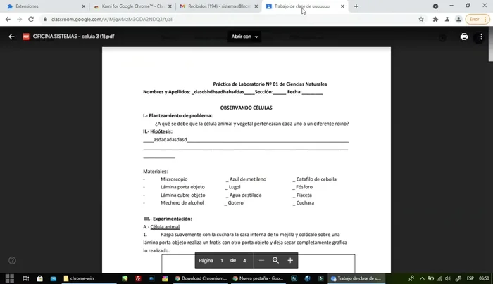 Hacer clic en el icono de 'CamScanner' que aparece junto al archivo PDF.