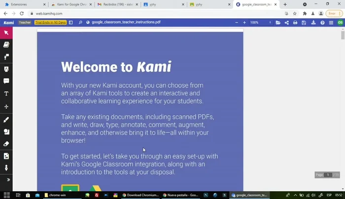 Una vez instalada la aplicación, se podrá editar el PDF usando las herramientas de CamScanner.