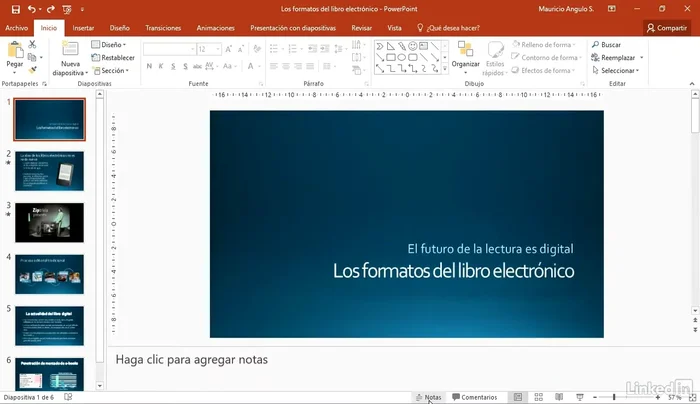 Ajustar el tamaño del panel de notas. Arrastra su borde para hacerlo más grande o más pequeño.