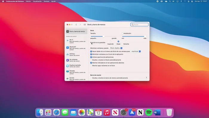 Ver el espacio disponible en disco: Desde el menú Apple, seleccionar 'Acerca de este Mac', luego 'Almacenamiento'.