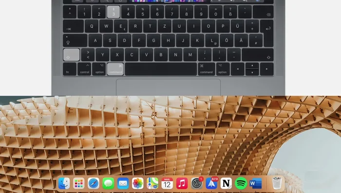 Capturar pantalla: Comando + Shift + 3 (pantalla completa), Comando + Shift + 4 (selección), Comando + espacio (Herramienta de Captura).