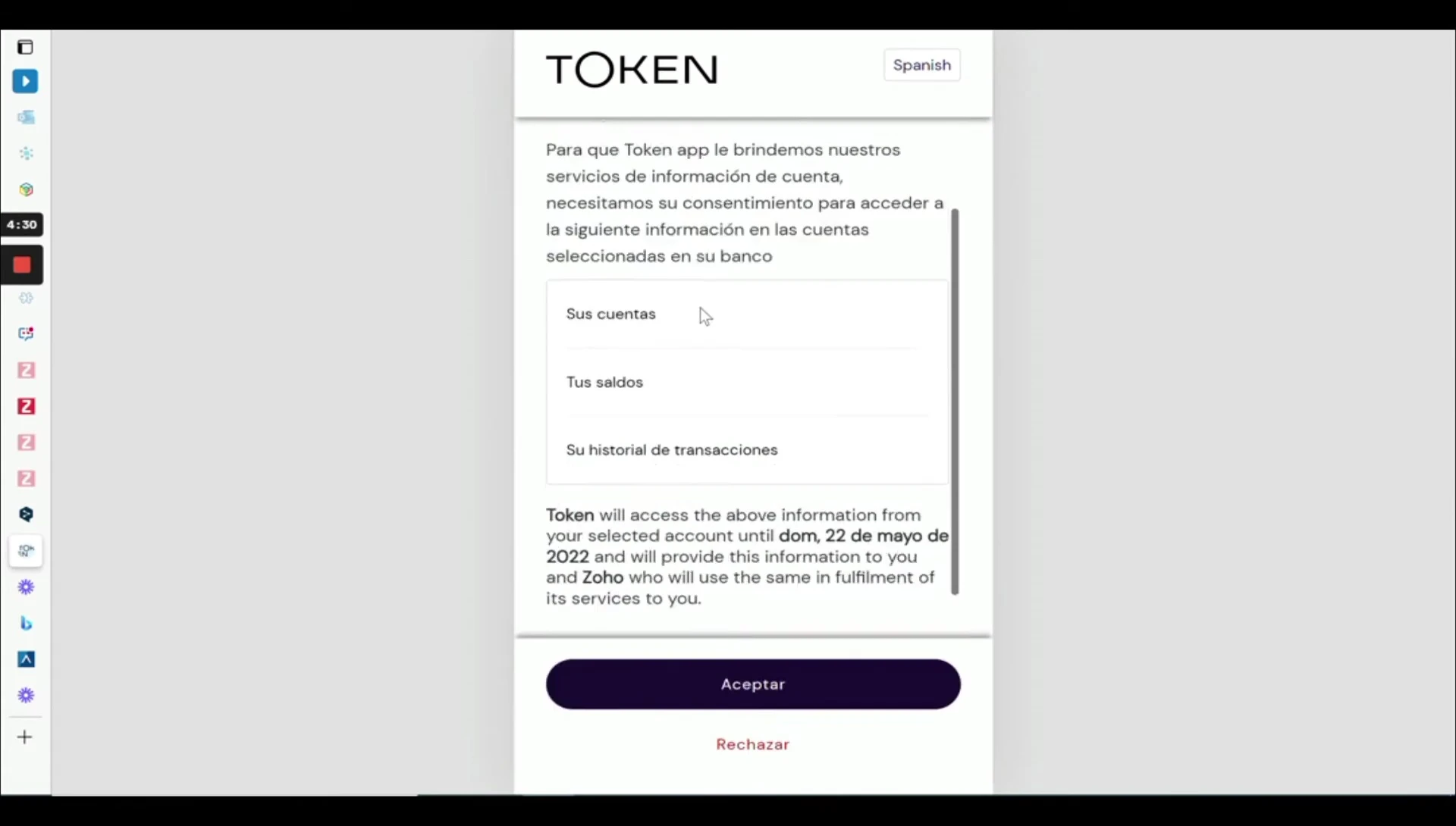 Solución rápida: Resincronizar feeds Sojo Books tras error de validación de tokens