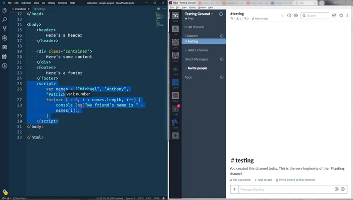 Resalta el código con problemas y cópialo.
