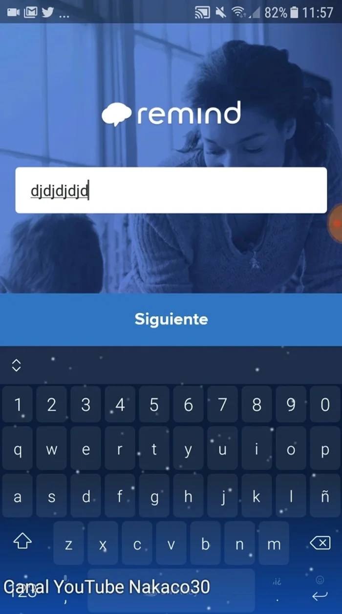 Introducir la contraseña inventada.