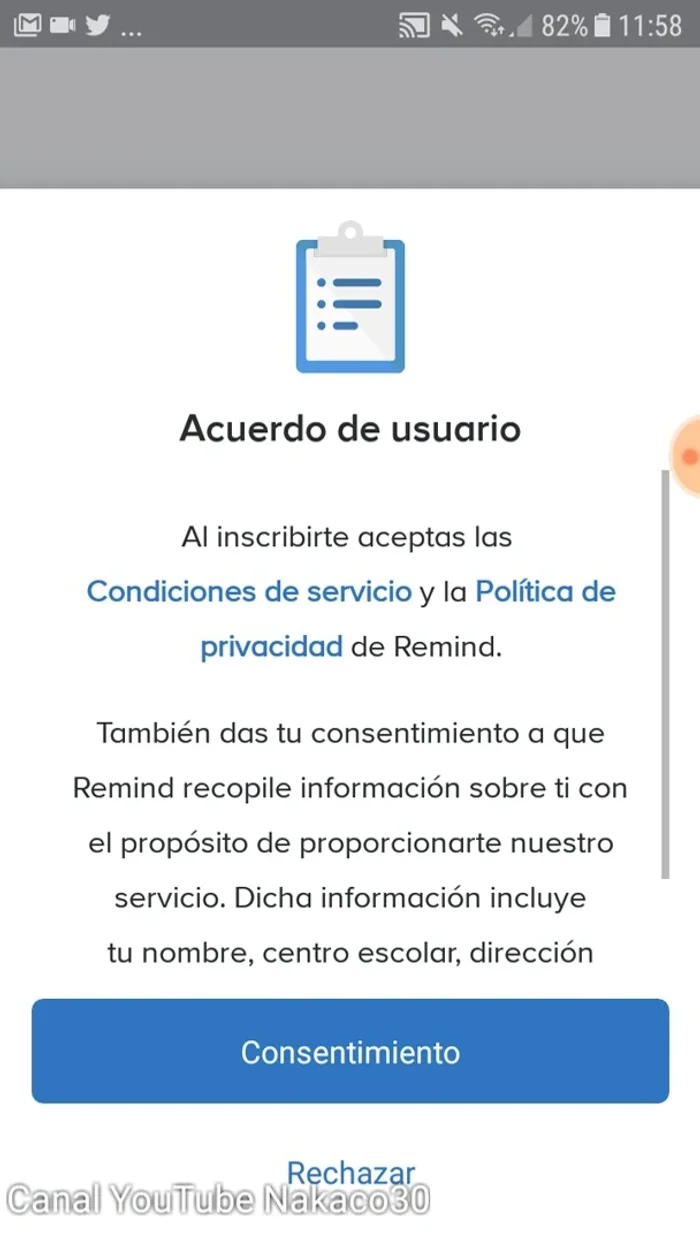 Introducir tu nombre (Ejemplo: Tu Nombre (Nombre del Hijo/a)).