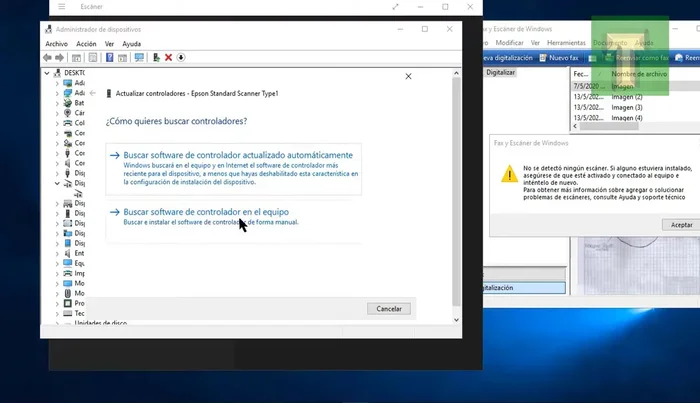 Instalar el controlador seleccionado. Reiniciar la impresora y el equipo.