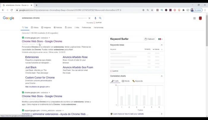 Añadir la extensión a Chrome