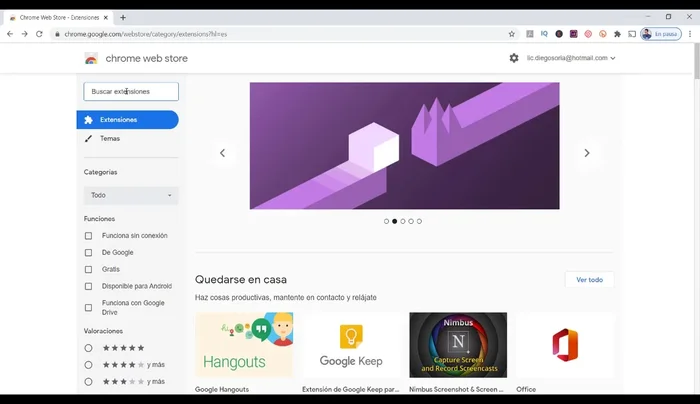 Añadir la extensión a Chrome