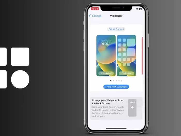 Se abrirá el panel de edición de fondo de pantalla.