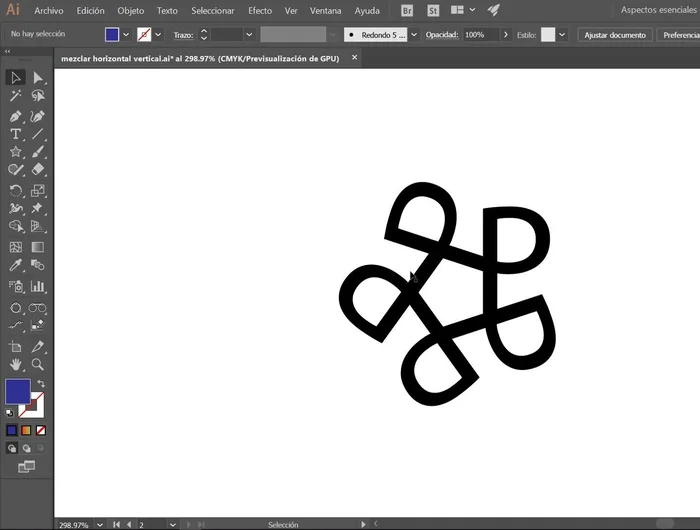 Aplicar la paleta de colores al logo, seleccionando los elementos y eligiendo los colores del nuevo grupo en el panel Muestras.