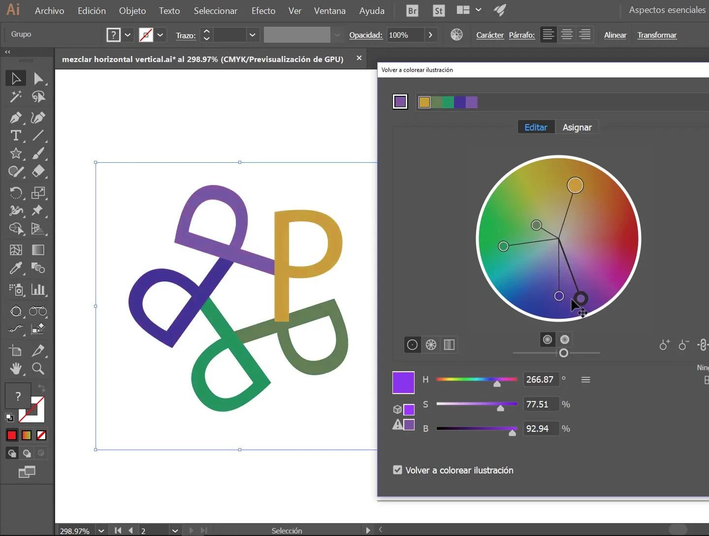 Crea Paletas de Colores Armónicos para Logos en Illustrator: Tutorial Completo