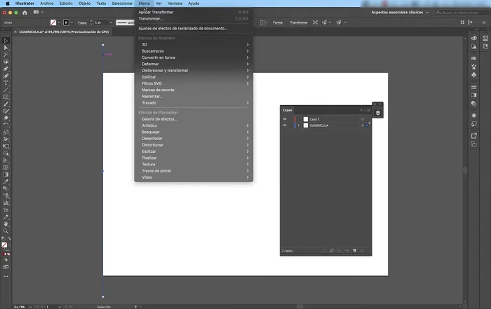 Activa "Previsualizar" y en "Mover", establece la distancia horizontal de separación entre las líneas y el número de copias para crear las líneas horizontales.