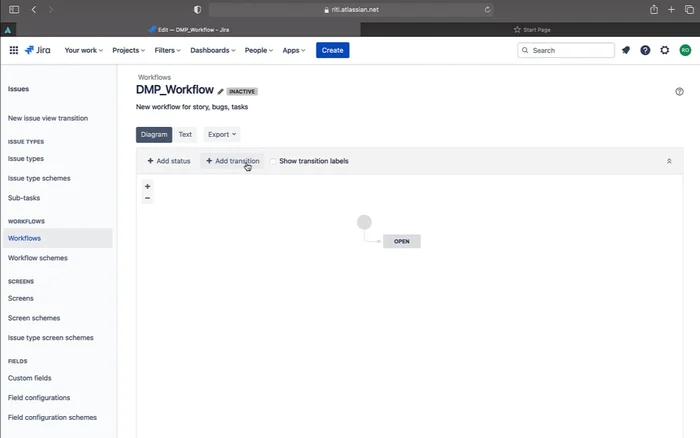 Definir estados y transiciones: Definir los estados que representan las diferentes etapas del proceso. Establecer las transiciones entre los estados, teniendo en cuenta las condiciones y validaciones necesarias. (455.44)
