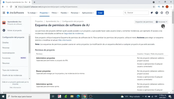 Hacer clic en el botón 'Asociar'.