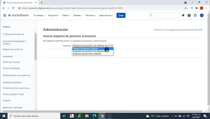 Hacer clic en el botón 'Asociar'.