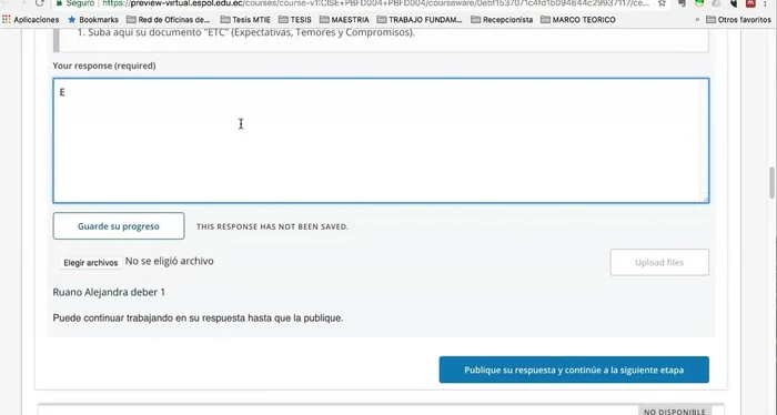 Publicar la respuesta.