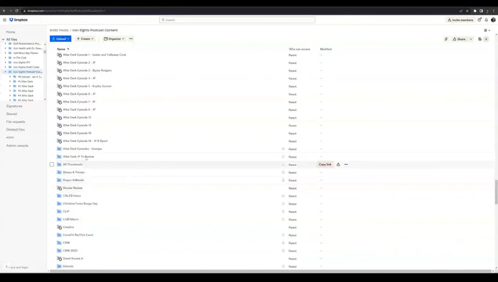 Selecciona la carpeta o las carpetas que contienen los archivos que deseas restaurar.