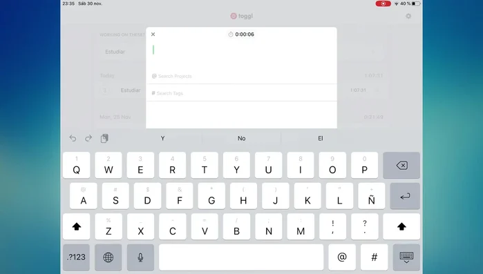 Presiona el botón de 'Play' para iniciar el temporizador.