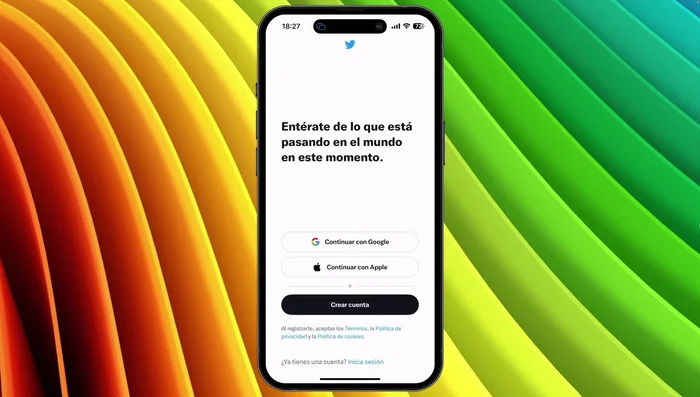 Pega el código en la aplicación de Twitter y pulsa 'Confirmar'.