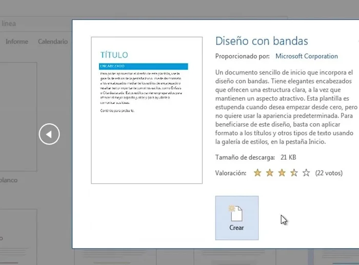 Haz clic en el botón 'Crear'.