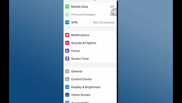 Vuelva atrás y pulse 'Cuenta'