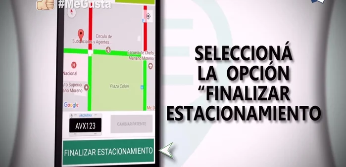 Finalizar el estacionamiento en la app al retirarte del vehículo. El cobro se realiza según el tiempo de estacionamiento.