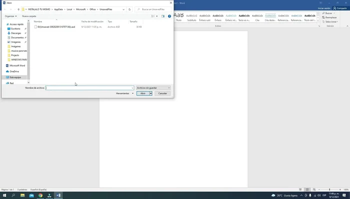 Hacer clic en 'Abrir'.