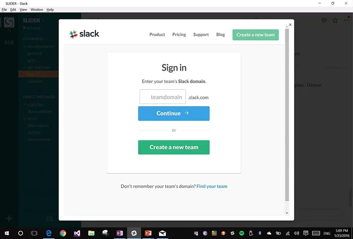 Unirse al equipo haciendo clic en "Unirse al equipo".