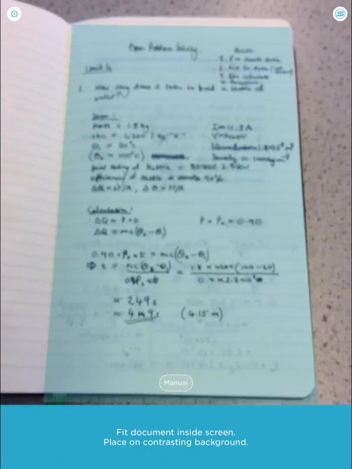 Elimina los escaneos no deseados tocando los tres puntos en la parte inferior y seleccionando 'Eliminar'.