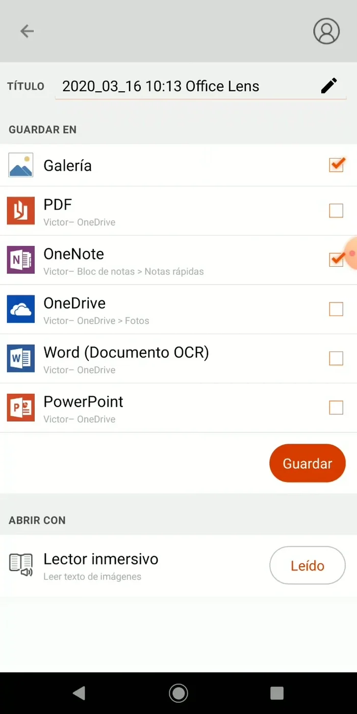 Guarda el archivo PDF en tu dispositivo.