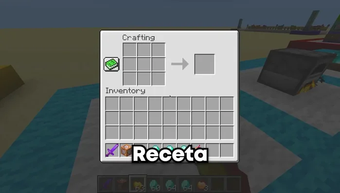 Para `crafting_shapeless`, listar los ingredientes (`ingredients`) en un array.