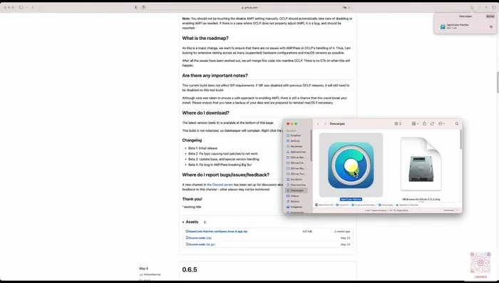 Abrir OpenCore Legacy Patcher y pulsar en 'Build and Install OpenCore'.