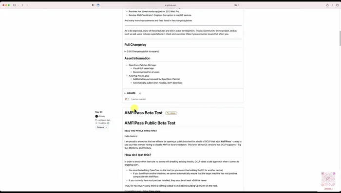 Abrir OpenCore Legacy Patcher y pulsar en 'Build and Install OpenCore'.