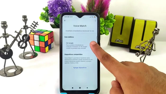Activar el interruptor si está desactivado.