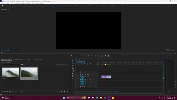 Recorta el vídeo para que puedas ver claramente el inicio y final de cada clip.
