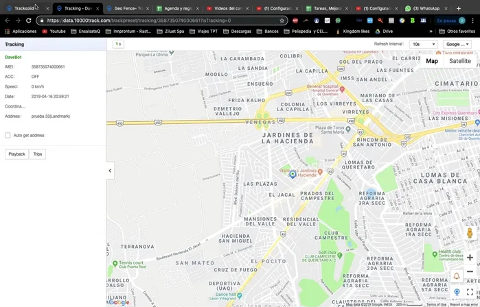 Visualizar las alertas recibidas (velocidad, geocercas, vibración, desplazamiento, etc.). Configurar las alertas que deseas recibir.